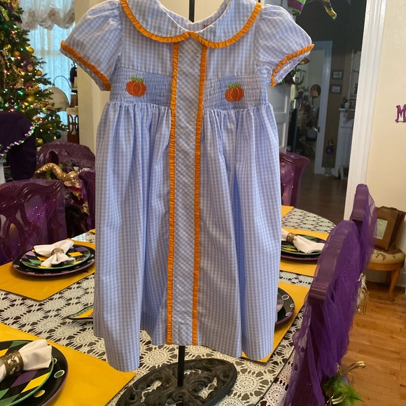 Bella Mia Kids Smocked Toddler Girls Dress size 4T - Picture 14 of 16